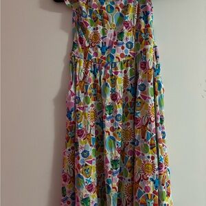 Colorful Floral Kids Dress